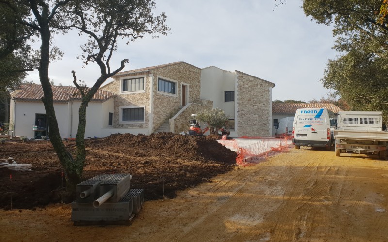 Conception et réalisation maison individuelle en Drôme Provençale