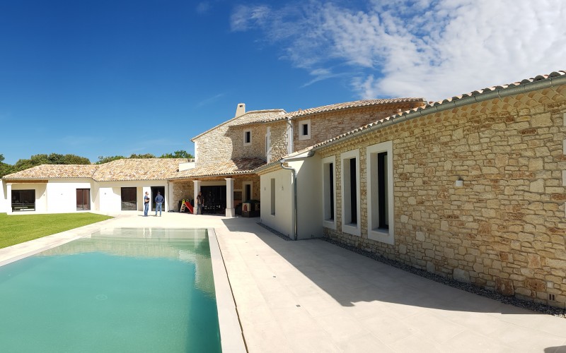 Maîtrise d'oeuvre habitation indivuduelle, villa provençale